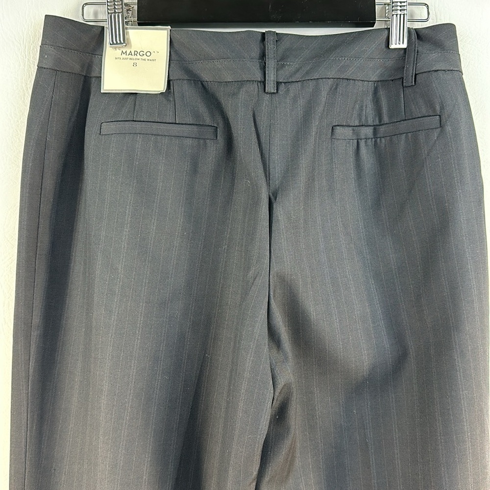 NWT Ann Taylor “Margo” Pin Stripe Wide Leg Dress Pants - Picture 4 of 6
